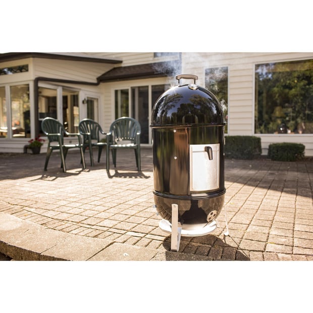 Weber Smokey Mountain Cooker Smoker 18 inch Charcoal BBQ Grill 