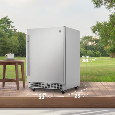 Silhouette Built-in 24 inch 5.5 cu.ft. Compact Bar Refrigerator