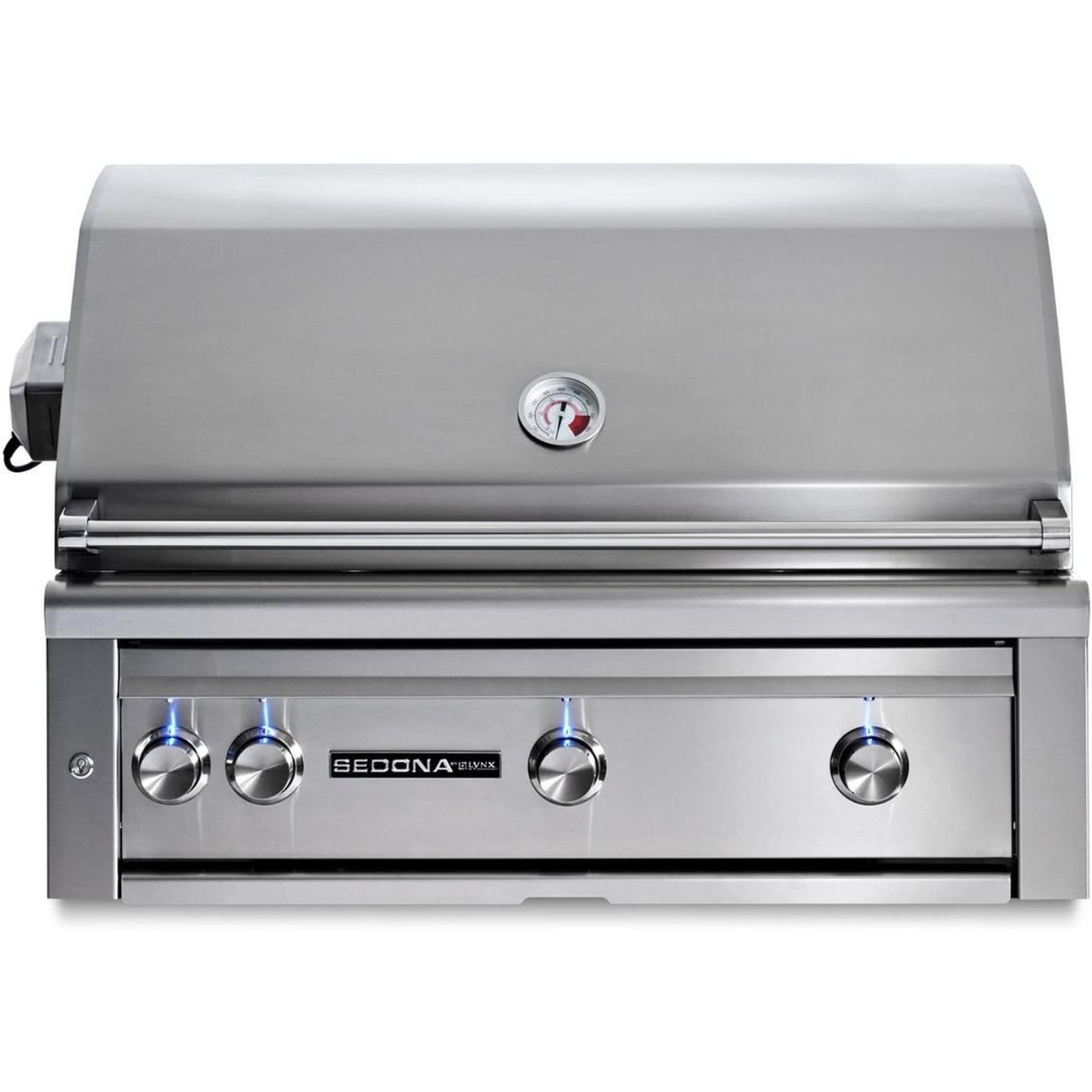 Lynx Sedona Built-in 4 Burner Liquid Gas BBQ Grill with Stainless Steel, ProSear Infrared Burner and Rotisserie