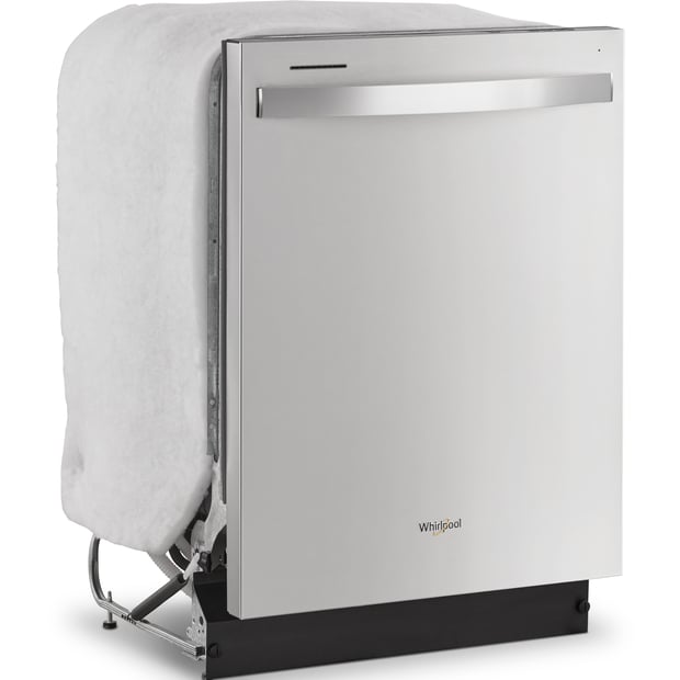 Whirlpool 4 Cycle Dishwasher with Hidden Controls
