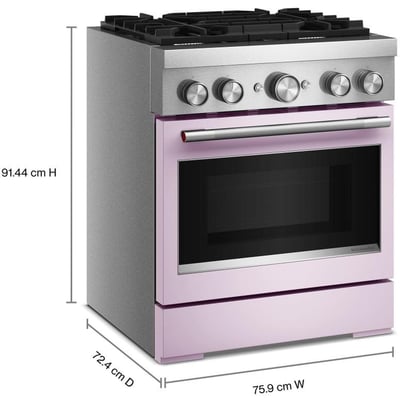 KitchenAid 30 inch Single Oven Dual Fuel Range