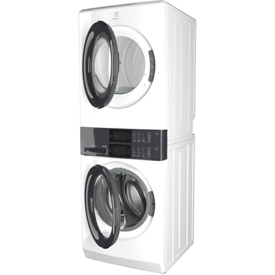 Electrolux Laundry Tower™ 5.1 cu.ft. Front Load Washer and 8 cu.ft. Electric Dryer Laundry Center