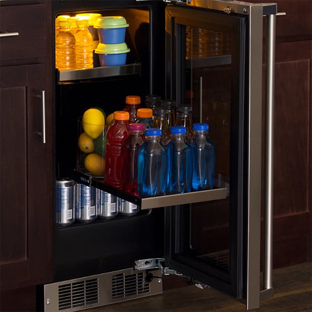 MPBV415-SG31A
Marvel Built-in 15 inch 2.7 cu.ft. Beverage Centre