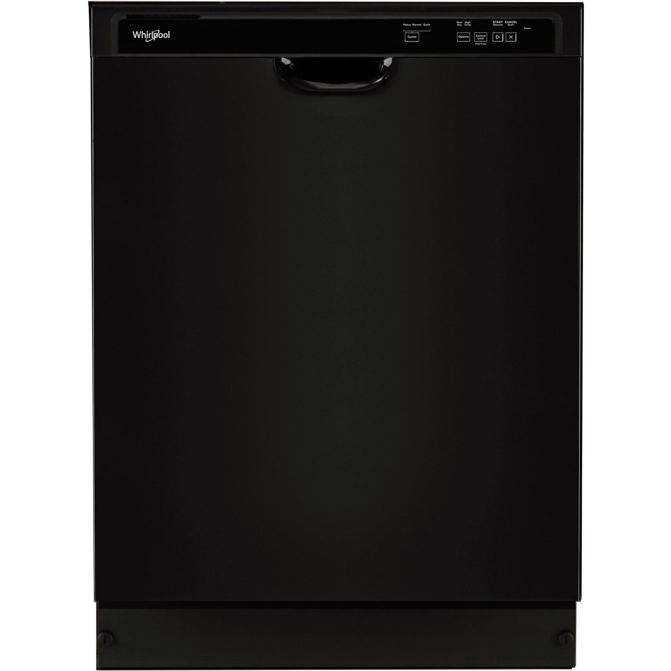 Whirlpool 3 Cycle Dishwasher with Hidden Controls