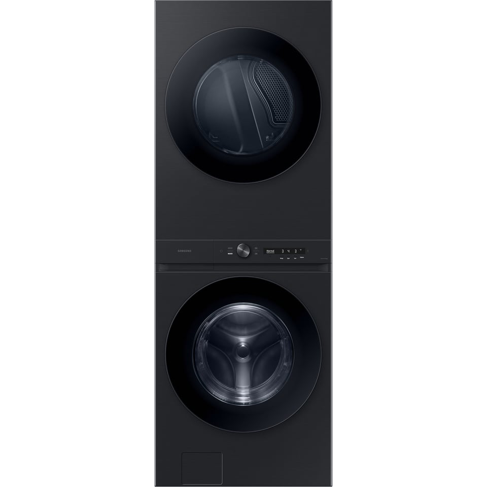 Samsung AI Laundry Hub™ 5.3 cu.ft. Front Load Washer and 7.6 cu.ft. Electric Dryer Laundry Center