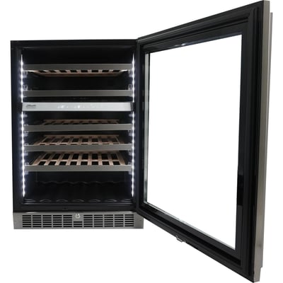 Silhouette Freestanding or Built-in 24 inch 5.3 cu.ft. Wine Cooler