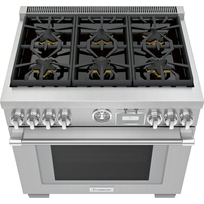 Thermador 36 inch Single Oven Dual Fuel Range