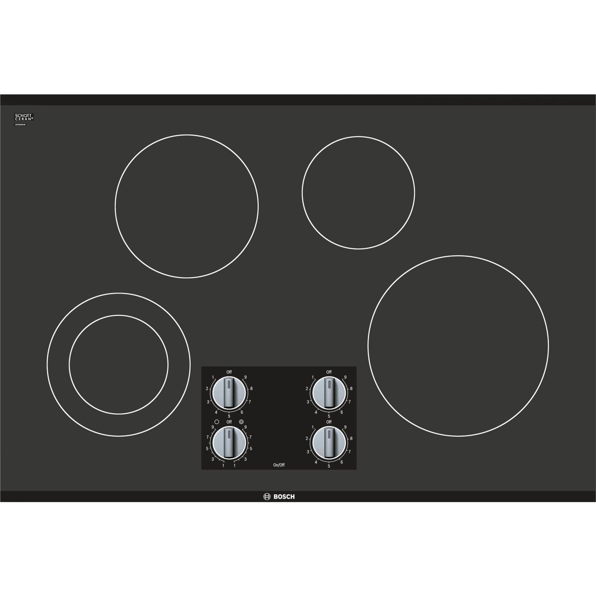 Bosch 500 Series Electric Cooktop 30 surface mount without frame