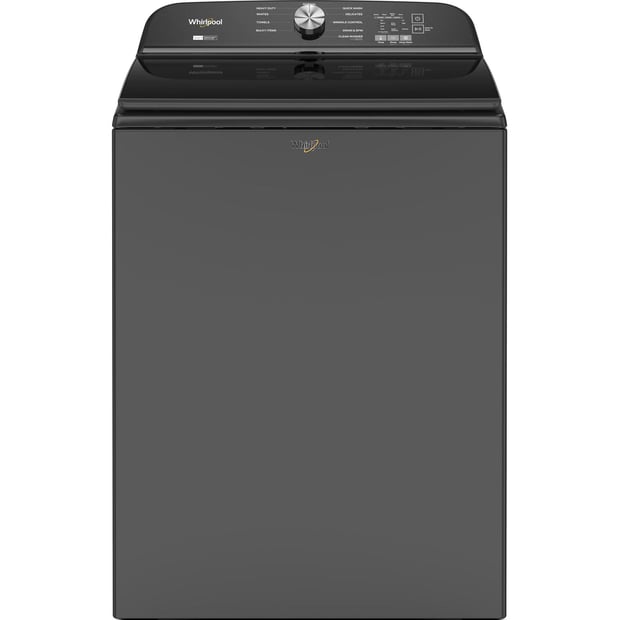 Whirlpool Volcano Black 6.1 cu.ft. Top Load Washer and 7.0 cu.ft. Vented Dryer