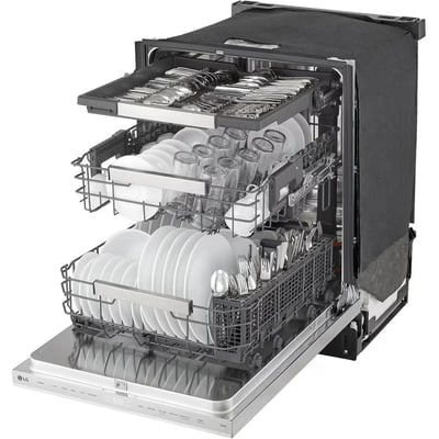 LG 24 inch 44 dB Dishwasher with Hidden Controls and Third Rack