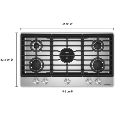 KitchenAid 36 inch Gas Cooktop