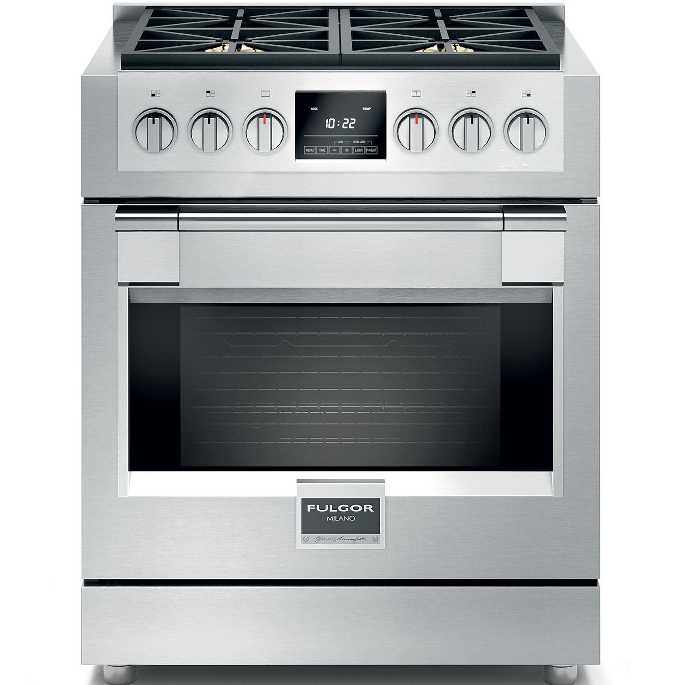 Fulgor 30 inch Single Oven Dual Fuel Range