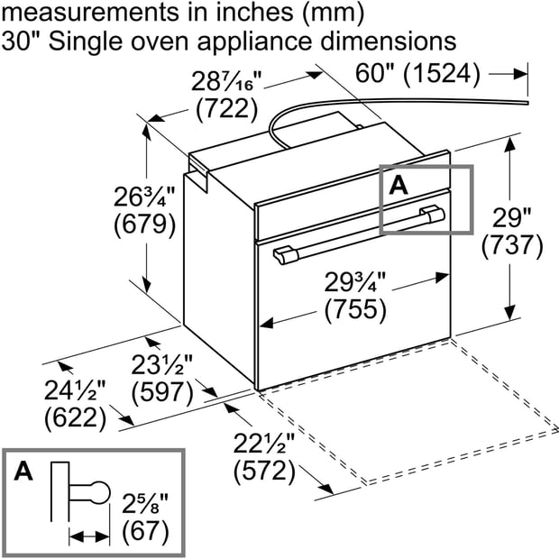 Thermador 30 inch Convection Wall Oven