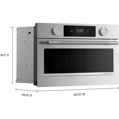 KitchenAid 1.4 cu.ft Built In Microwave Oven with Convection 