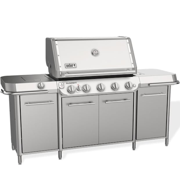 Weber Summit GC38 S Freestanding 5 Burner Liquid Propane BBQ Grill Center
