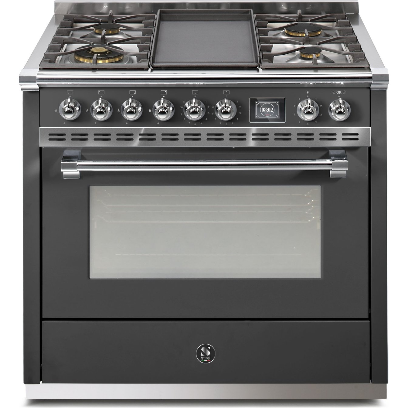 Steel Cucine 36 inch Single Oven Gas Range 
