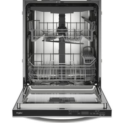 Whirlpool 5 Cycle Dishwasher with Hidden Controls