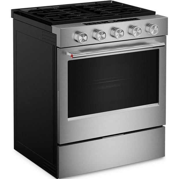 KitchenAid 30 inch Single Oven Gas Range