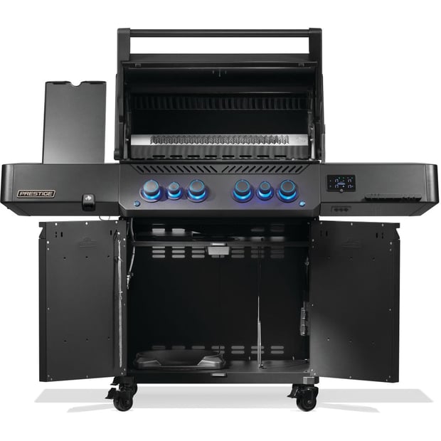 Napoleon Prestige 500 Freestanding 6 Burner Natural Gas BBQ Grill with Infrared Side and Rear Burner