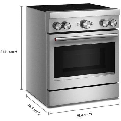 KitchenAid 30 inch Single Oven Induction Range with Convection