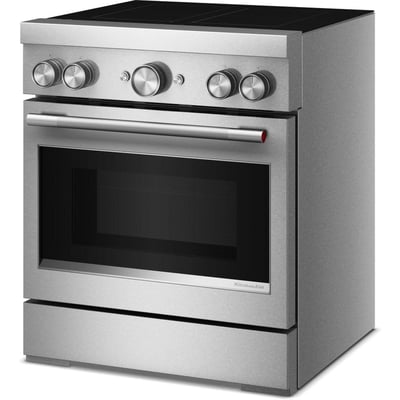 KitchenAid 30 inch Single Oven Induction Range with Convection