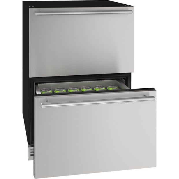 U-Line Freestanding or Built-in 24 inch 5.2 cu.ft. Refrigerator Drawers
