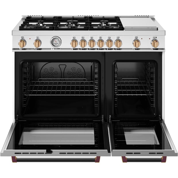 Bertazzoni 48 inch Double Oven Gas Range