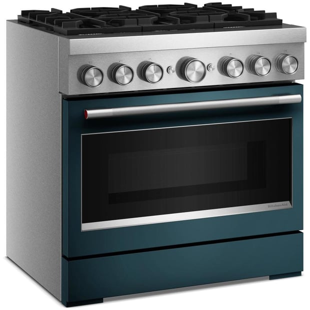 KitchenAid 36 inch Single Oven Dual Fuel Range