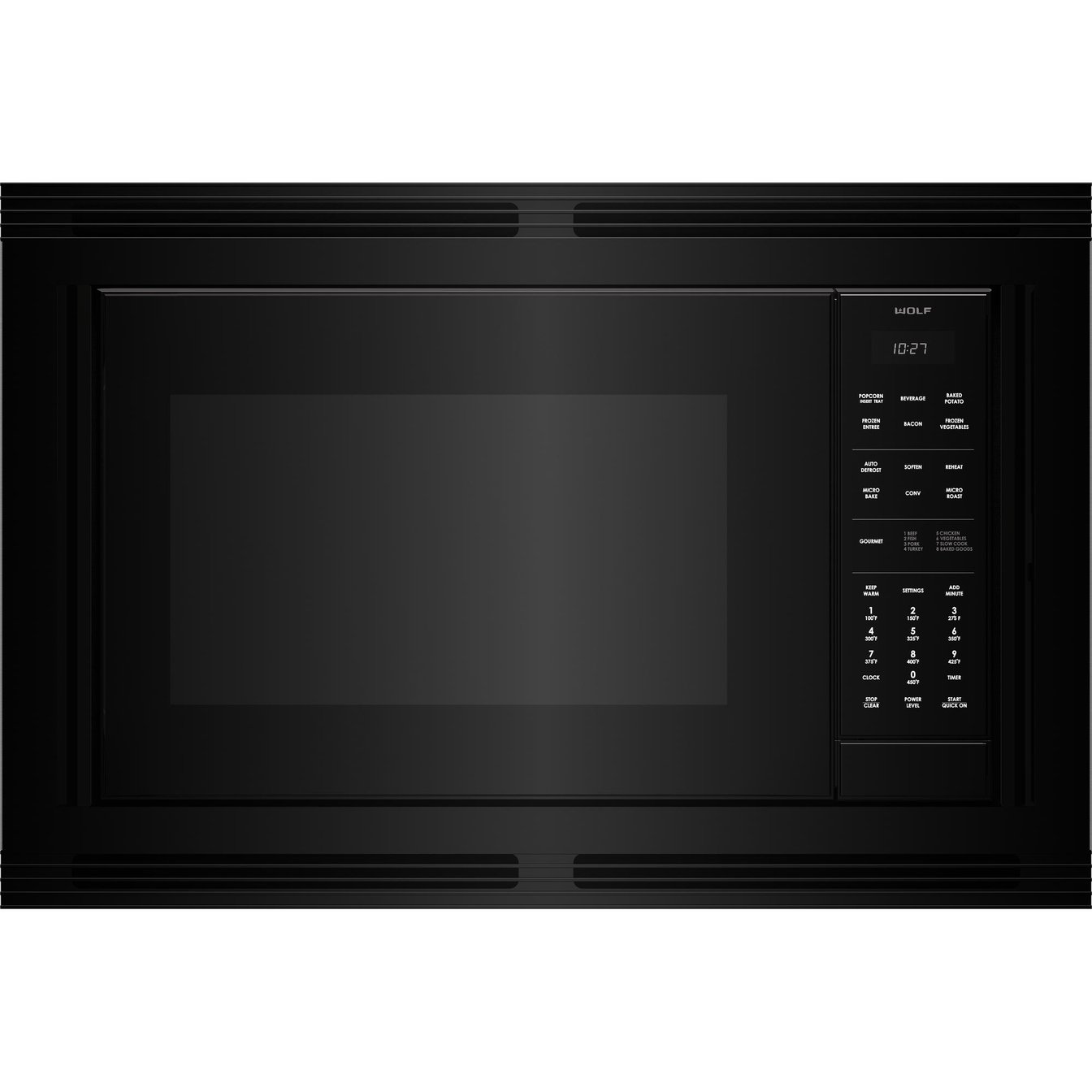 Wolf 30 inch Black M Series Microwave Trim Kit
