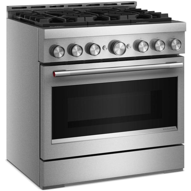 KitchenAid 36 inch Single Oven Gas Range