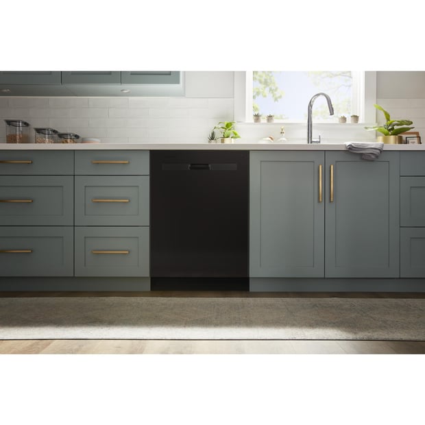 Whirlpool 4 Cycle Dishwasher with Hidden Controls