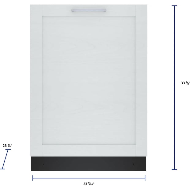 Bosch 300 Series 24-inch 46 dB Dishwasher with Hidden Controls and Third Rack