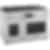 Signature Kitchen Suite 48 inch Dual-Fuel Pro Double Oven Gas Range with Sous Vide and Induction