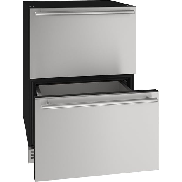 U-Line Freestanding or Built-in 24 inch 5.2 cu.ft. Refrigerator Drawers