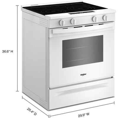 Whirlpool 30 inch Single Oven Electric Range