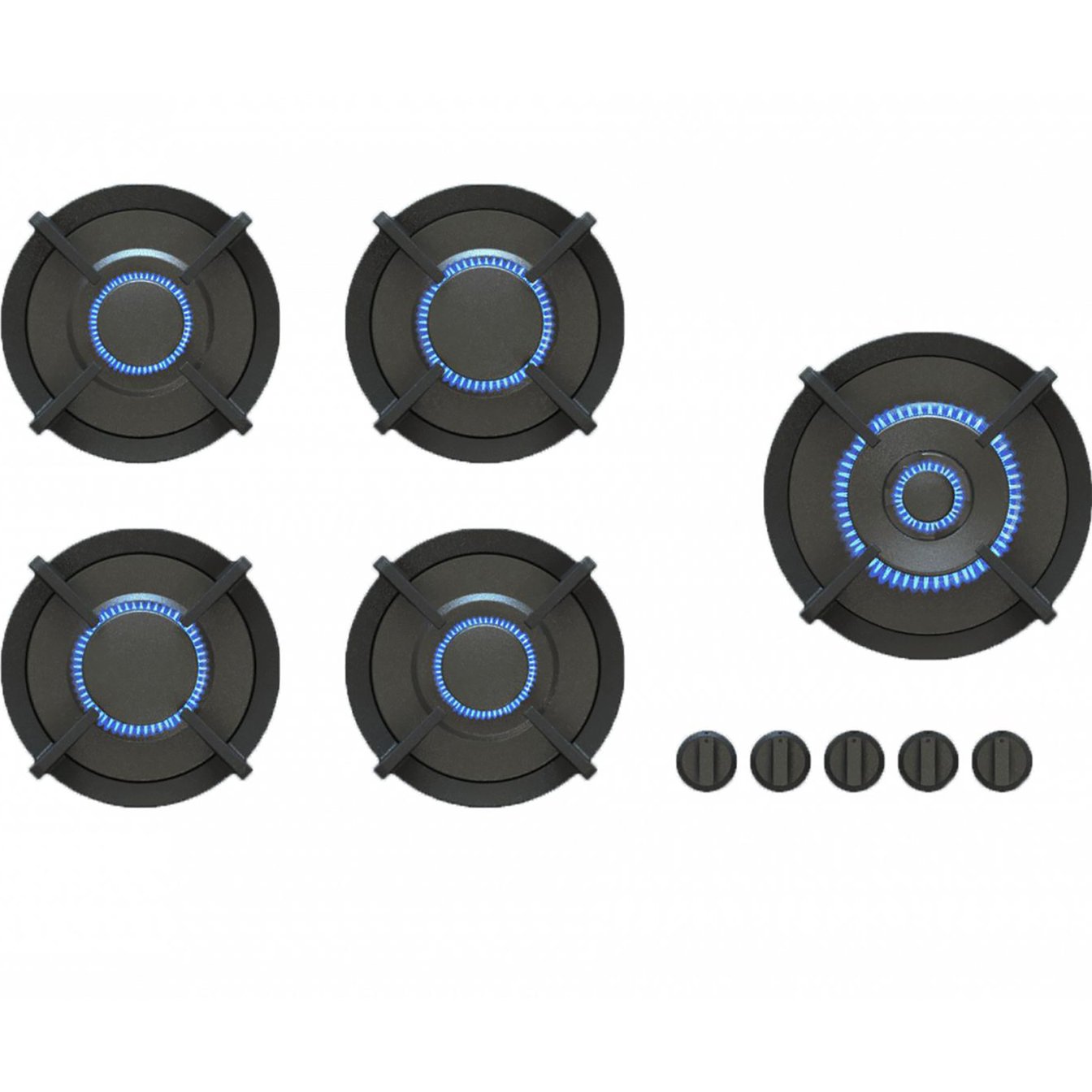 PITT Ebeko 33 inch 5-Burner Module Gas Cooktop
