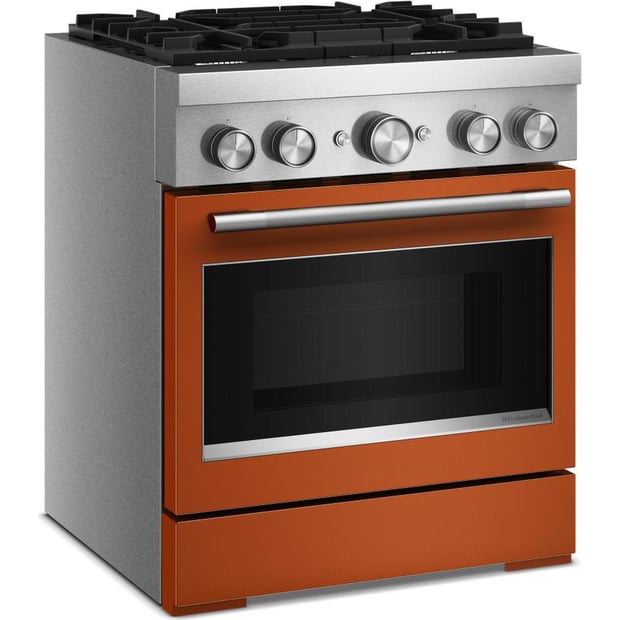 KitchenAid 30 inch Single Oven Dual Fuel Range