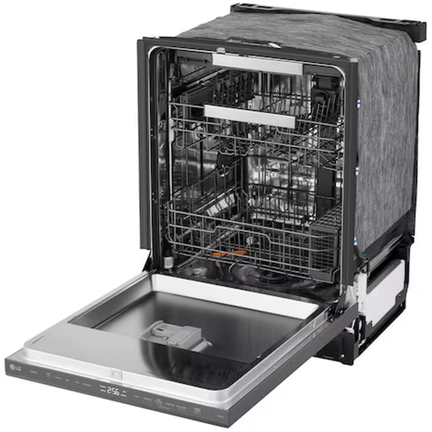 LG 24-inch 46 dBA Dishwasher with Hidden Controls and Third Rack