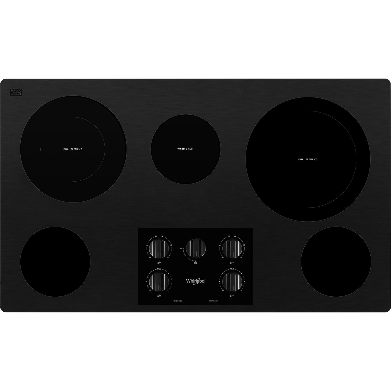 Whirlpool 36 inch Electric Cooktop