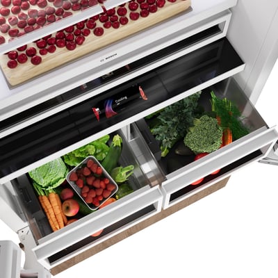 Bosch Benchmark<sup>®</sup> 20.1 cu.ft. Built-In French-Door RefrigeratorBosch Benchmark<sup>®</sup> 20.1 cu.ft. Built-In French-Door Refrigerator