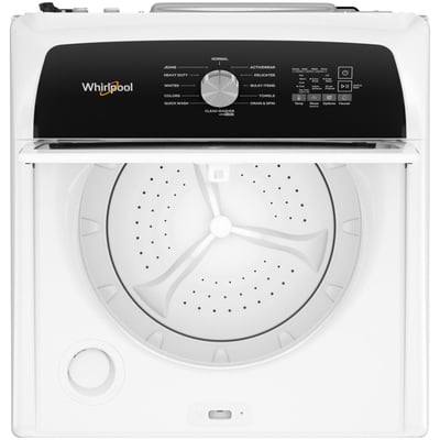 Whirlpool White 5.3 cu.ft. Top Load Washer and 7.0 cu.ft. Vented Dryer