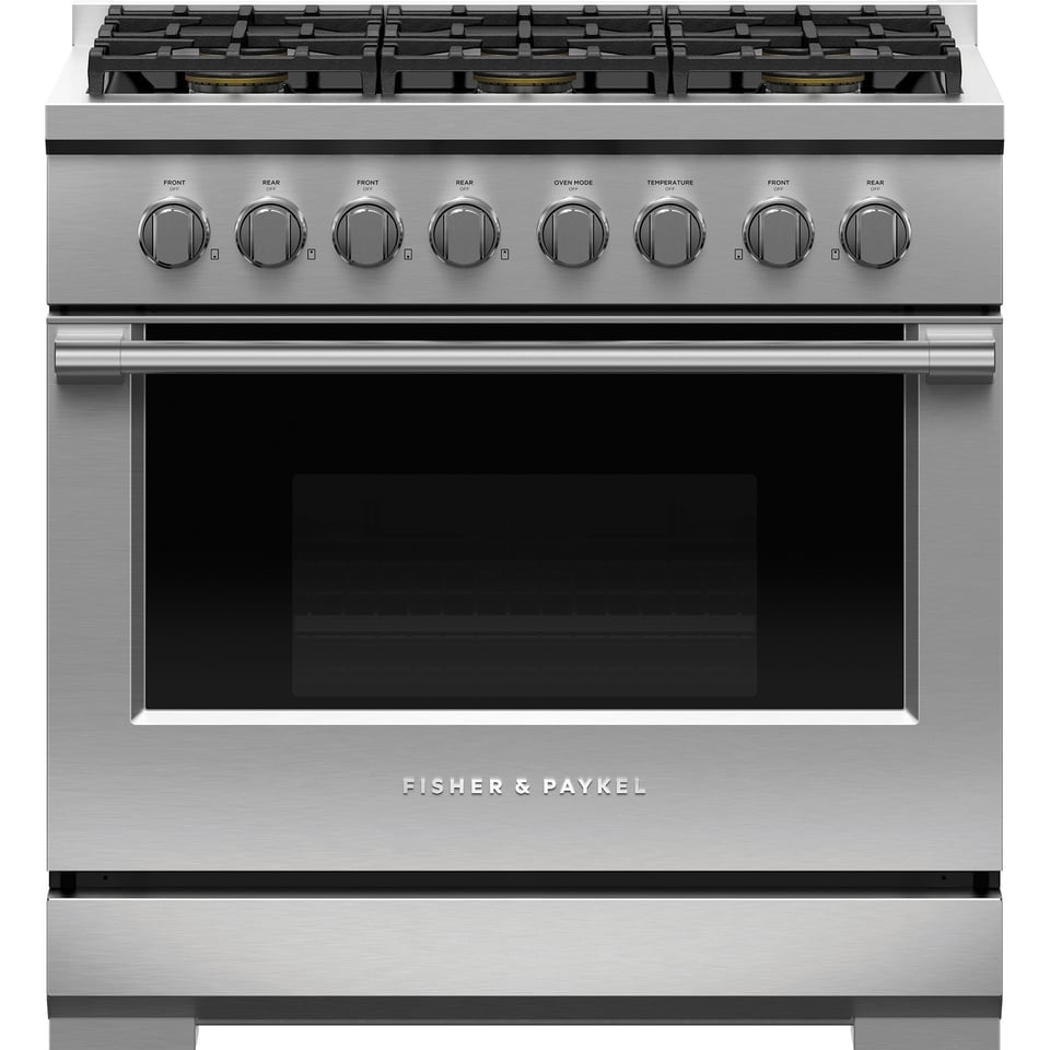 Fisher & Paykel Professional 36 inch Single Oven Gas Range