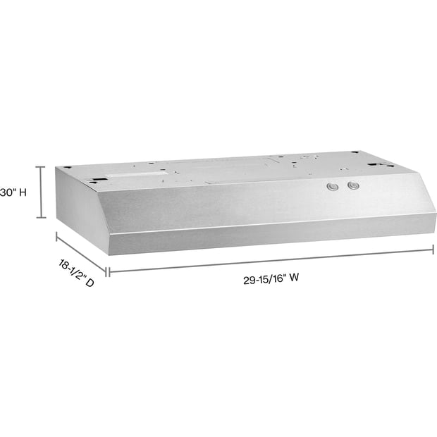 Whirlpool 30 inch 270 CFM Under-Cabinet Hoodfan