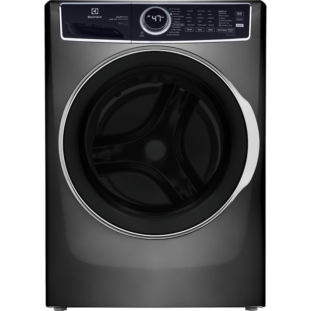 Electrolux Titanium Stackable 5.2 cu.ft. Front Load Steam Washer and 8.0 cu.ft. Steam Dryer
