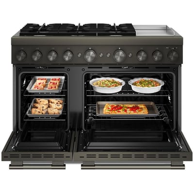 KitchenAid 48 inch Double Oven Dual Fuel Range