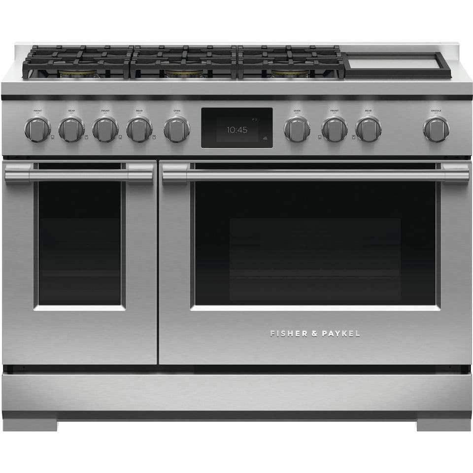 Fisher & Paykel Professional 48 inch Double Oven Dual Fuel Range