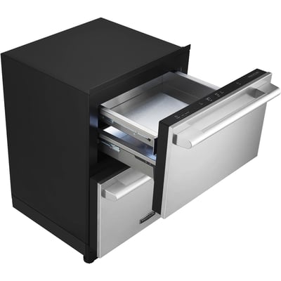 Signature Kitchen Suite Built-in 24 inch Undercounter Convertible Refrigerator and Freezer Drawers