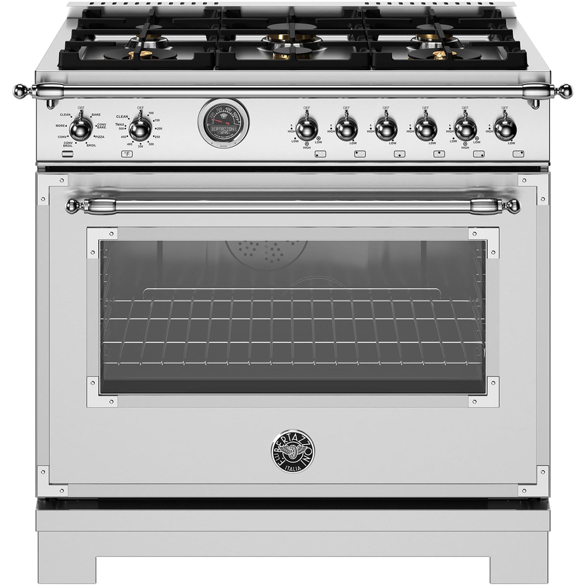 Bertazzoni 36 inch Single Oven Dual Fuel Range