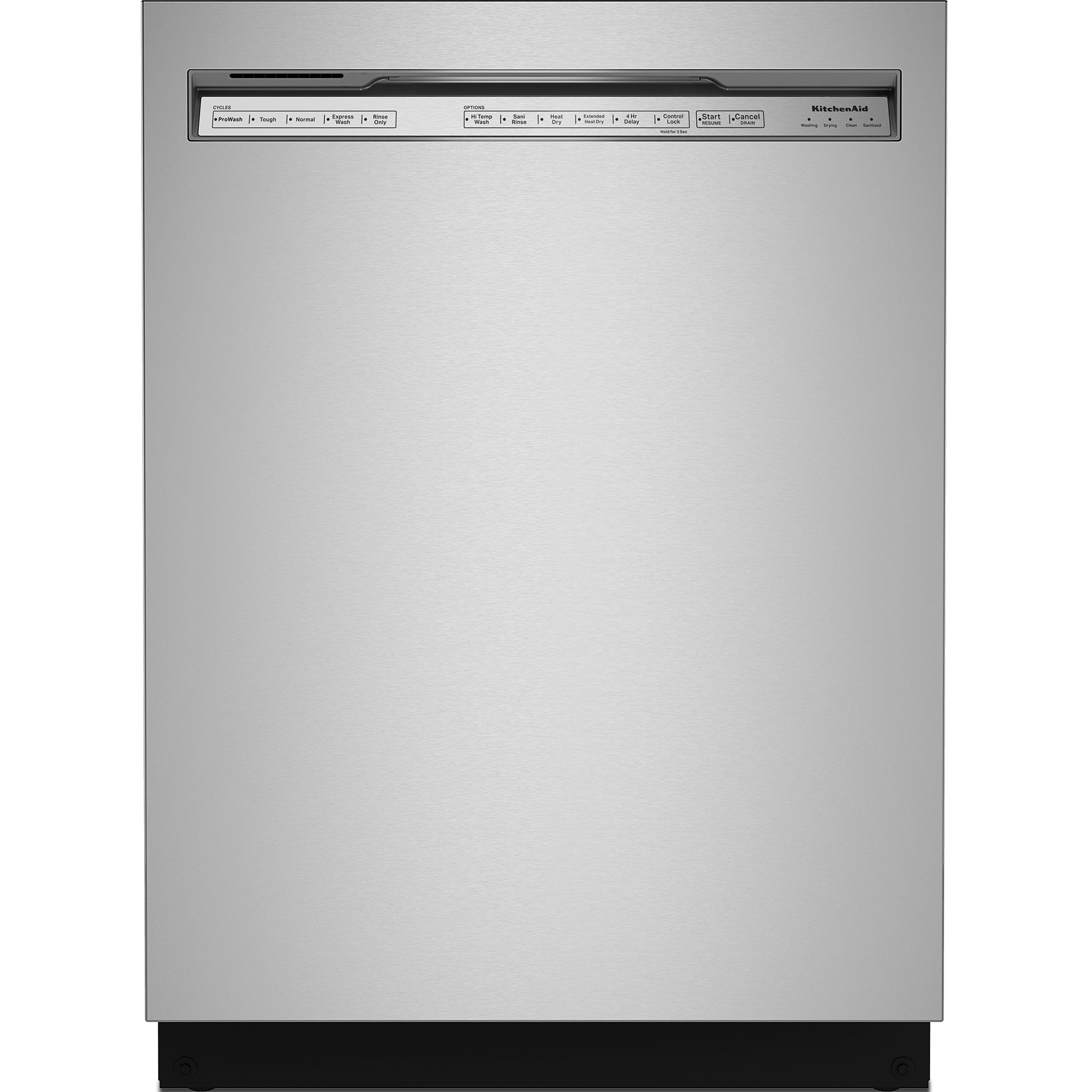KitchenAid 5 Cycle Dishwasher with Front Controls