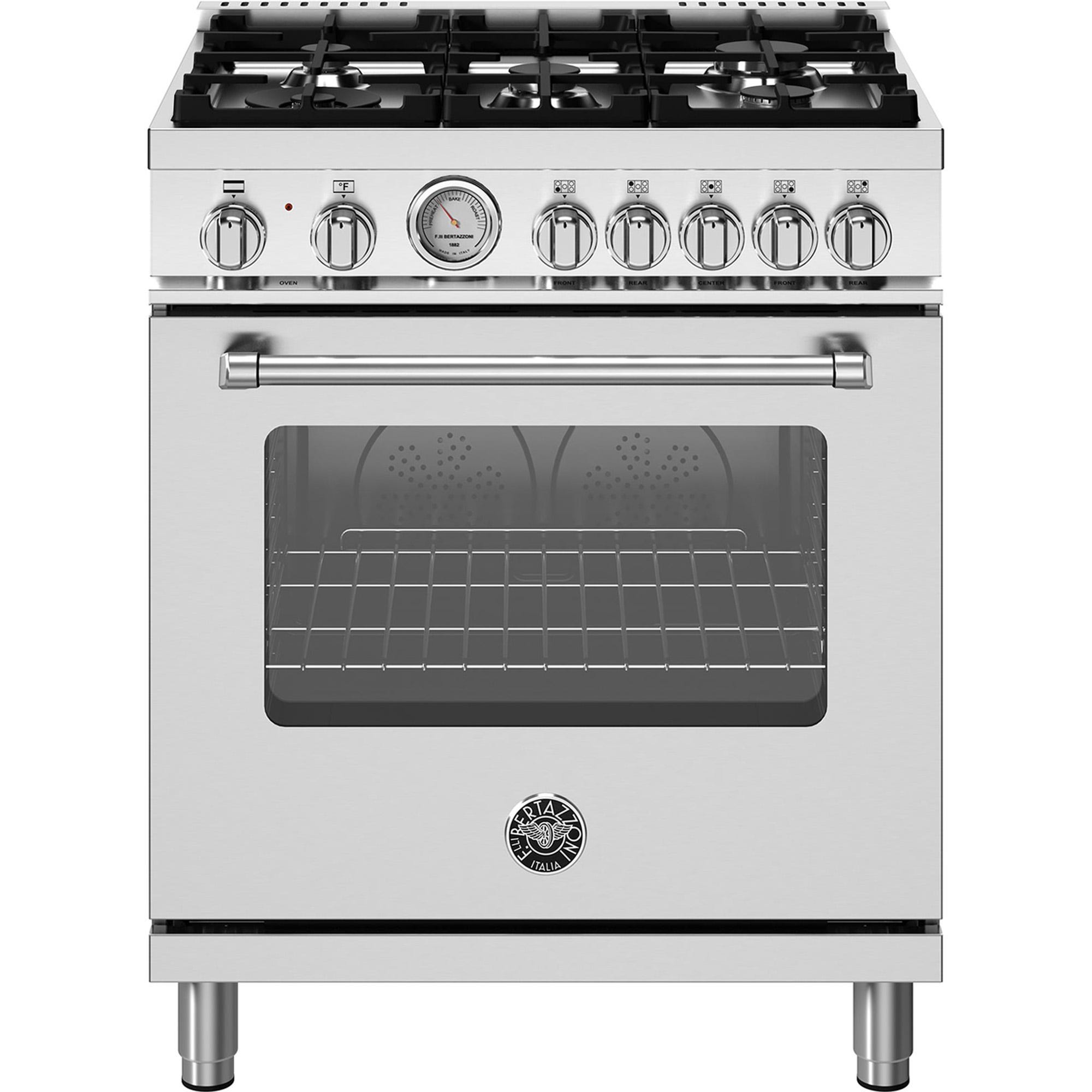 Bertazzoni 30 inch Single Oven Dual Fuel Range